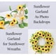 thumbnail image 4 of Guirnalda de girasoles artificiales, 6 piezas de guirnaldas de flores artificiales, enredaderas de guirnaldas falsas, flores de girasol artificiales para dormitorio, 4 of 5