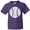 Purple, variant on Inktastic Distressed Baseball in White Youth T-Shirt
