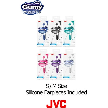 JVC - HA FX9BT Gumy Wireless In-Ear Headphones (iOS) - White