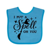 Inktastic I Put a Spell on You Halloween Magic Boys or Girls Baby Bib