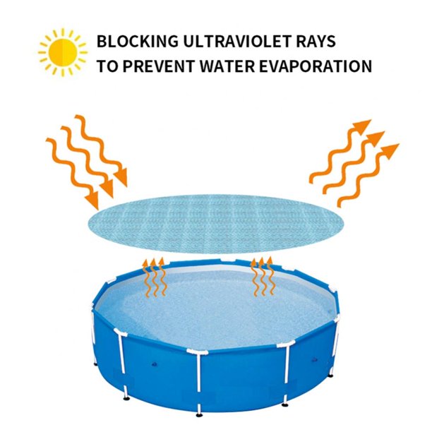 Solar Pool Cover Pool Solar Tarpaulin Thickness 120 µm, Round/Rectangle