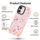 thumbnail image 5 of Funda magnética Rosarnnah para iPhone 16 a prueba de golpes, rosa, 5 of 7