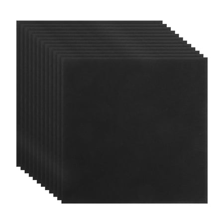WEUVEB 12Pcs Durable Black Sound Dampening Foam Panel for Home Theater Use
