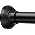thumbnail image 1 of Tringle de Rideau de Douche Noir Mat Sans Perçage 30 à 76 Pouces, Tringle de Douche à Tension en Acier Inoxydable à Ressort Réglable de 1 Pouce Sans Perçage pour Salle de Bain, Garde-Robe, Fenêtre, 1 of 9