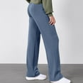 thumbnail image 4 of CaiJunJia Women's Wide Leg Sweatpants Casual Drawstring High Waisted Wide Straight Leg Lounge Pants with Pockets, 4 of 6