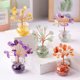 thumbnail image 4 of Advancent Decoración Feng Shui, árbol de piedras preciosas tejido a mano para curar, Mini adorno de árbol de cristal tejido a mano para el Decoración del hogar Estilo 5, 4 of 6