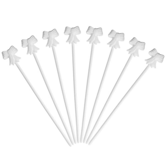 MasteelfCA 50 Pcs Bâtons de Ballons en Aluminium Réutilisables Support de Ballons Nœud Papillon Tiges de Support de Ballons en Aluminium