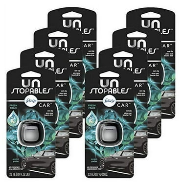 Febreze Car Unstopables Air Freshener Vent Clips, Fresh Scent, 8 Packs