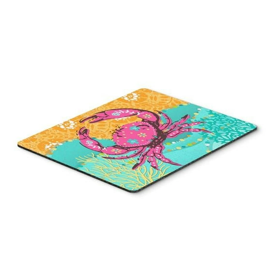 Coastal Pink Crab Mouse Pad, Hot Pad or Trivet