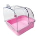 thumbnail image 5 of Caja de Baño para pájaros para mascotas, bañera colgante para loros enjaulados, para s y pájaros pequeños Rosa, 5 of 8