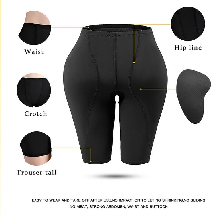 Manxivoo Shapewear for Women Tummy Control Butt Pads for Bigger Butt Hip  Pads Hip Enhancer Upgraded Sponge Padded Butt Lifter Panties Shapewear  Tummy