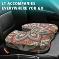 thumbnail image 4 of Premium Mandala Pattern Memory Foam Seat Cushion Ergonomic Chair Pad for Office Chair, Car, Airplane & Bleachers Sciatica, Tailbone Hip & Back Pain Relief - Chair Cushion for Long Office Workers., 4 of 5