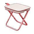 thumbnail image 3 of Taburete de camping Zulema estructura de acero al carbono Rosa 28x23x30cm, 3 of 8