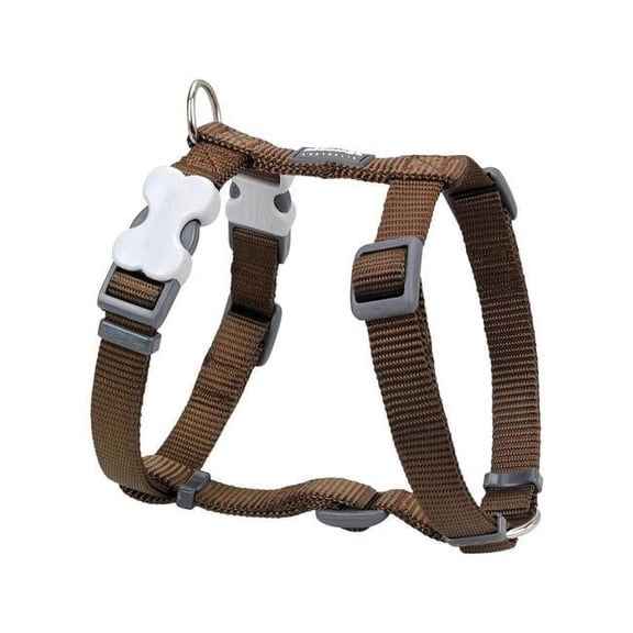 Red Dingo DH-ZZ-BR-15 Dog Harness Classic Brown - Small