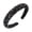 Black, variant on Fashionable Glittering High Skull Headband for Women with Rhinestones and Artificial Pearls for Formal Party and Wedding
