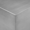 thumbnail image 4 of Benjara Brioni 20 Inch Tall Side End Table, Square Top, Brushed Silver Metal Frame, 4 of 5