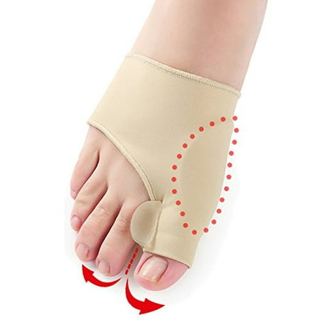 Bunion Corrector Sleeve with Gel Pad Toe Separator, Spacer, Straightener and Spreader for Complete Protection and Bunion Pain Relief (1