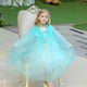 thumbnail image 1 of Capa de chal para niña de Navidad 2021, disfraz de princesa Aisha de Frozen para niña, 1 of 6