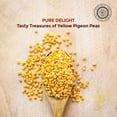 thumbnail image 4 of Pride Of India - Indian Split Yellow Pigeon Peas - Protein And Fiber Rich Toor Dal, 1.5 Pound Jar, 4 of 7