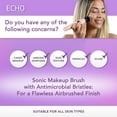 thumbnail image 3 of Spa Sciences ECHO, Rechargeable Sonic Makeup Brush for Airbrush Finish, 3 of 13