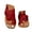 Red, variant on Women's Toe Loop Slide Sandals Comfortable Slip on Summer Flats Suede Cork Footbed Beach Shoes