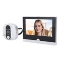 thumbnail image 1 of 4.3inch Peephole Camera, 1080P WIFI Front Door 150 Degree Wide Angle Motion Detection Peephole Viewer, with Two Way Video Call, 170 Degree HD Night Vision, for Home, 1 of 7