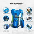 thumbnail image 3 of Sac à Dos Hydratation, Gilet d'Hydratation de Course 5.5L, Sac à Dos Respirant et Léger pour Marathon, Cyclisme, Escalade et Randonnée, 3 of 5