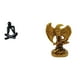 thumbnail image 1 of Figura de escritorio de pensador, escultura de resina, estatua de arte abstracto, escultura animal, decoración coleccionable, artesanía única, adecuad, 1 of 8