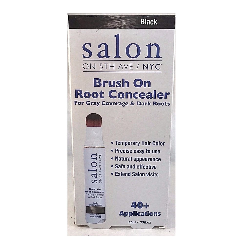 Salon On 5th Ave Brush On Root Concealer Black