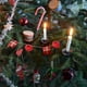 thumbnail image 3 of 36 piezas campanas de Navidad pequeñas campanas decorativas de bricolaje campana creativa (rojo blanco), 3 of 5