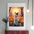 thumbnail image 2 of Diamond Art Kit for Adults, Cat In Tulip Garden At Sunset Diamond Painting for Adults Beginners, DIY Diamond Art Painting Kits, 5D Diamond Painting Crafts for Home Decor 12x16 Frameless, 2 of 7