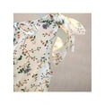 thumbnail image 4 of Baby Kids Girls Floral Princess Beach Dress Sleeveless Button Up Swing A-Line Dress Outfit, 4 of 10