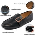 thumbnail image 3 of Ecetana Women's Loafer Flats Leather Slip-On Dress Shoes Work Business Casual Shoes, 3 of 7