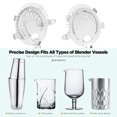 thumbnail image 5 of Stainless steel four-ear ice strainer Ice spacer Ice strainer shaker Mixing tool, 5 of 5