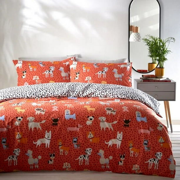 Dog duvet covers store for beds