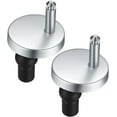 thumbnail image 1 of 2 piezas de fijaciones de bisagras para asiento de inodoro, bisagras de liberación rápida, fijaciones de bisagras para asiento de inodoro, con tornillos de goma de repuesto, 1 of 5