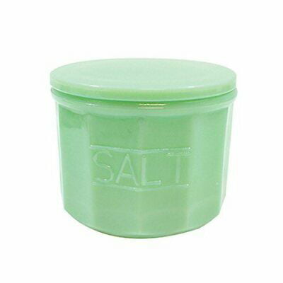 Details about   Coca-Cola Jadeite Salt Cellar Green Embossed Round Glass Box with Lid 