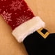 thumbnail image 3 of Funda navideña para silla, calcetines, elfos decorativos para decoración de fiesta en el hogar (pierna), color rojo, 3 of 8