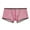 Pink, variant on Men Boxer Underwear Transparent Mesh Perspective Shorts Panties Low-rise Moisture-wicking Boxer Shorts