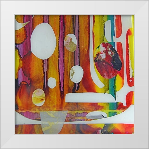 Asha 15x15 White Modern Wood Framed Museum Art Print Titled - Cerneala 17
