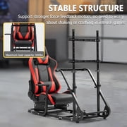 Marada Racing Simulator Cockpit with Monitor Stand, Gaming Chair for G923 G920 T500 Fanatec T3PA/Tgt