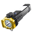 thumbnail image 1 of Lampe de Poche à LED Portable Multifonctionnelle Travail Banque d'Alimentation Urgence Marteau de Sécurité Imperméable à l'Eau avec Sidelight 4 Modes Légers pour Voiture Camping en Plein Air Randonnée Aventure Inspection, 1 of 8