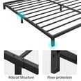 thumbnail image 5 of TROPOW Queen Bed Frame,Low Profile Quenn Bed Frame, 6 Inch Heavy Duty Metal Quenn Size Platform Bed Frame with Steel Slat Support, No Box Spring Needed, Easy Assembly, Black, 5 of 9