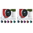 thumbnail image 1 of Reloj inteligente Monstrate de plástico pantalla redonda de 1.3 pulgadas conteo de pasos presión arterial Bluetooth 4.0 Azul 2Conjunto, 1 of 6