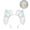 Cyan, variant on Bendable Wolf Ear Hairband Roleplay Accessory Soft Faux Furs Headpiece For Women