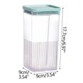 thumbnail image 3 of Harpi Food Storage Containers with Lids, Sealed Storage Tank for Cereals Large Storage Box Kitchen Food Storage Dry Fruit Tea Sealed Tank Kitchen Organizer and Storage, 3 of 8