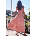 thumbnail image 3 of 2024 Women's Summer Boho Spaghetti Strap A Line Beach Long Maxi Dress, 3 of 5