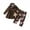 Dindon Brun, variante sur TheFound Chandail de l'Action de Grâce + Pantalon à Imprimé Léopard/dinde + Foulard