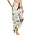 thumbnail image 2 of Kll Womens Little Birds Print Pajama Pants Soft Pajama Bottoms For Women Cozy Lounge Pants, 2 of 9