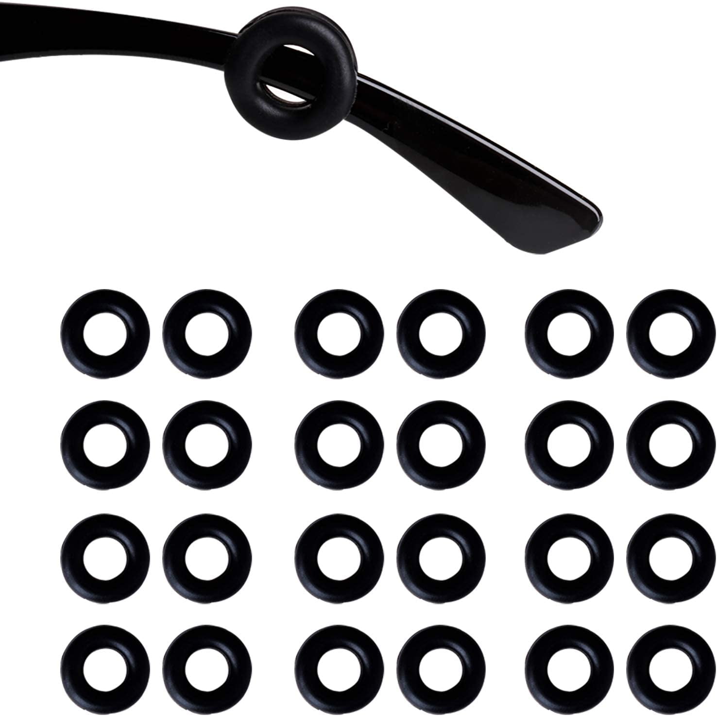 Eyeglass Ear Grips 12 Pairs Glasses Ear Cushion Soft Silicone